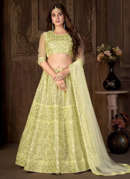 Yellow Colour Zeeya Mehreen New Latest Designer Ethnic Wear Lehenga Choli Collection 8004